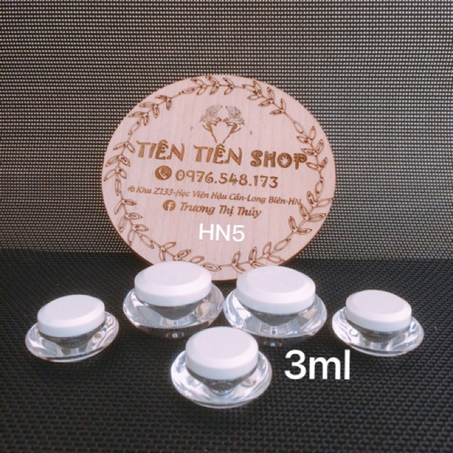 Hũ nhựa 3ml