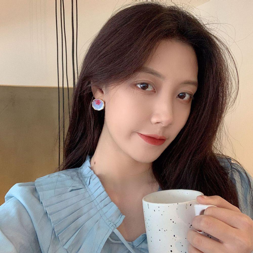 Vanes1 Bông Tai Hoa Khô Ngọt Ngào Sang Trọng|Bông Tai Thời Trang Retro Pháp Xinh Xắn Dành Cho Nữ