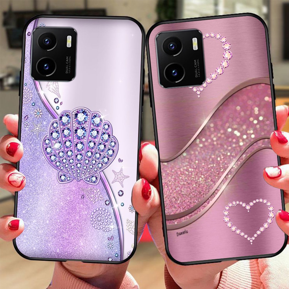 Ốp lưng điện thoại vivo y15s / y15a in hình phong cách nữ sang chảnh