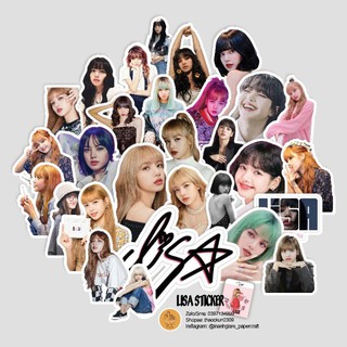 Hộp 34 tấm sticker Lisa BlackPink