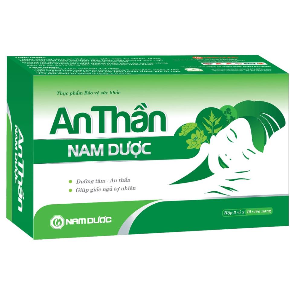 An Thần Nam Dược - Hỗ trợ giúp làm giảm stress và căng thẳng thần kinh (30 Viên)