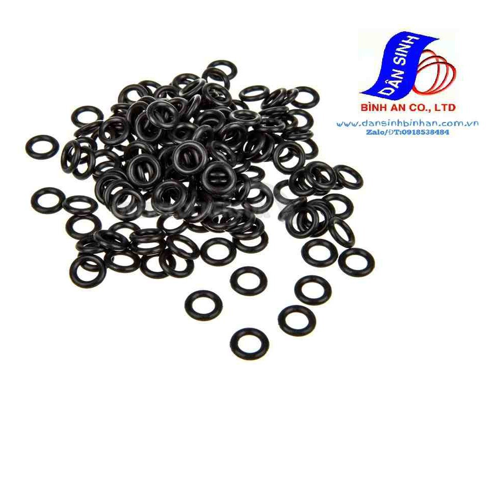 Dày 2mm, Đường kính trong Từ 4mm đến 22mm x ,Gioăng cao su Oring NBR