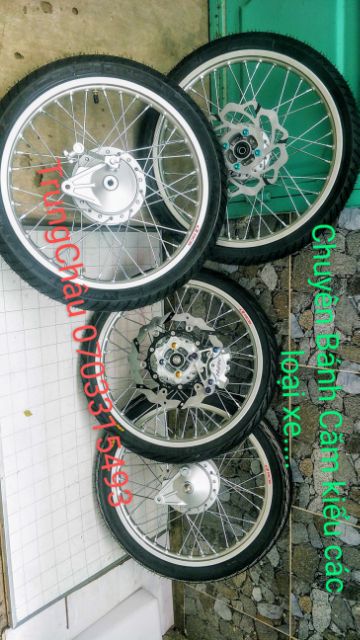 BÁNH CĂM WAVE,DRAEM Đùm Bạc zin, RCB chính hãng vỏ kiểu CRV Thái  má, bạc đạn zin,, GẮN vừa WAVE,DRAEM 1 đĩa trước