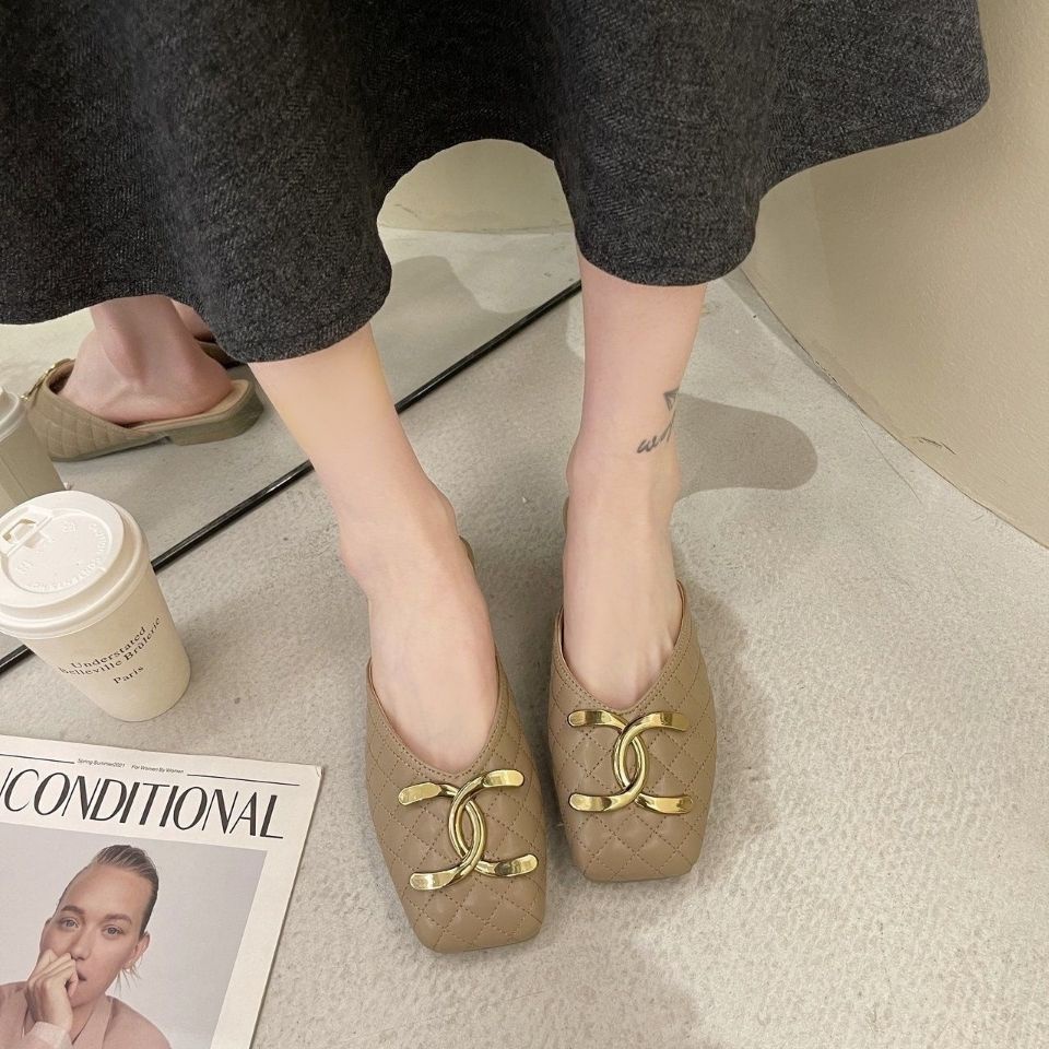 Dép Sandal Đế Mềm Mũi Vuông Thời Trang Dành Cho Nữ