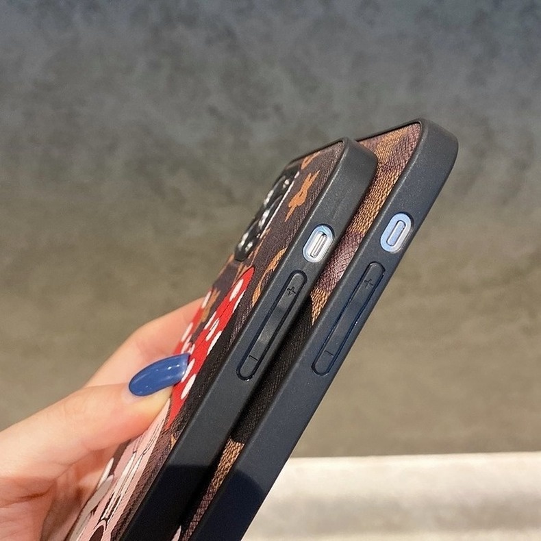 Ốp Điện Thoại Da Mềm Họa Tiết Chuột Mickey Minnie Thời Trang Cho iPhone 14 13 12 11 Pro Max X XS XR 7 8 Plus