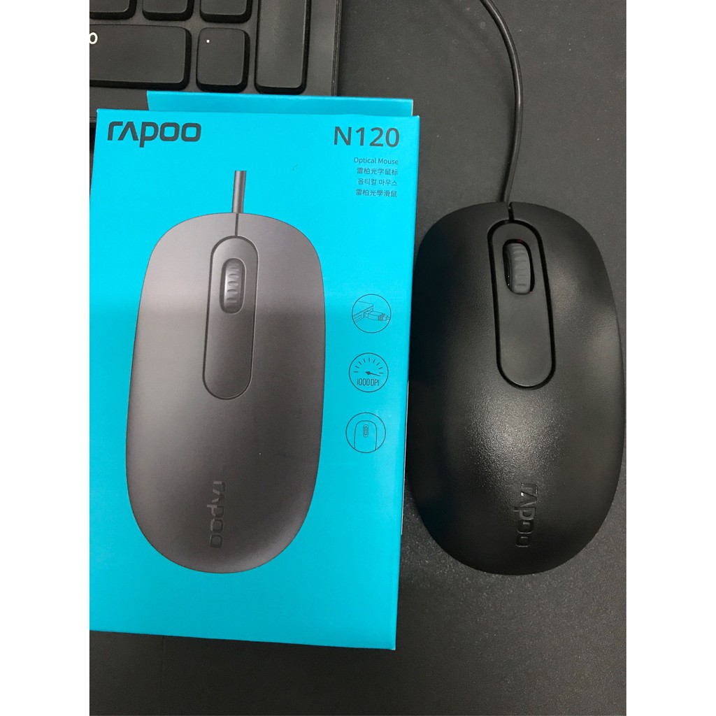 Chuột quang có dây Rapoo N120 hàng chính hãng