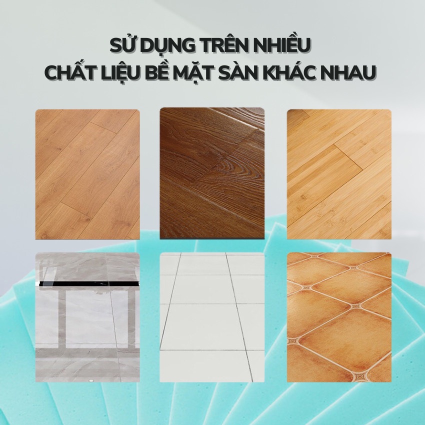 Giấy lau sàn tan trong nước miếng giấy lau sàn tạo hương thơm diệt khuẩn làm sạch vết bẩn hiệu quả
