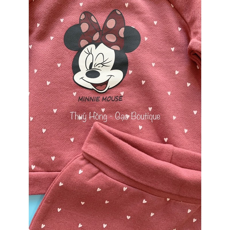[Hình thật] Bộ đồ dài Disney cho bé gái