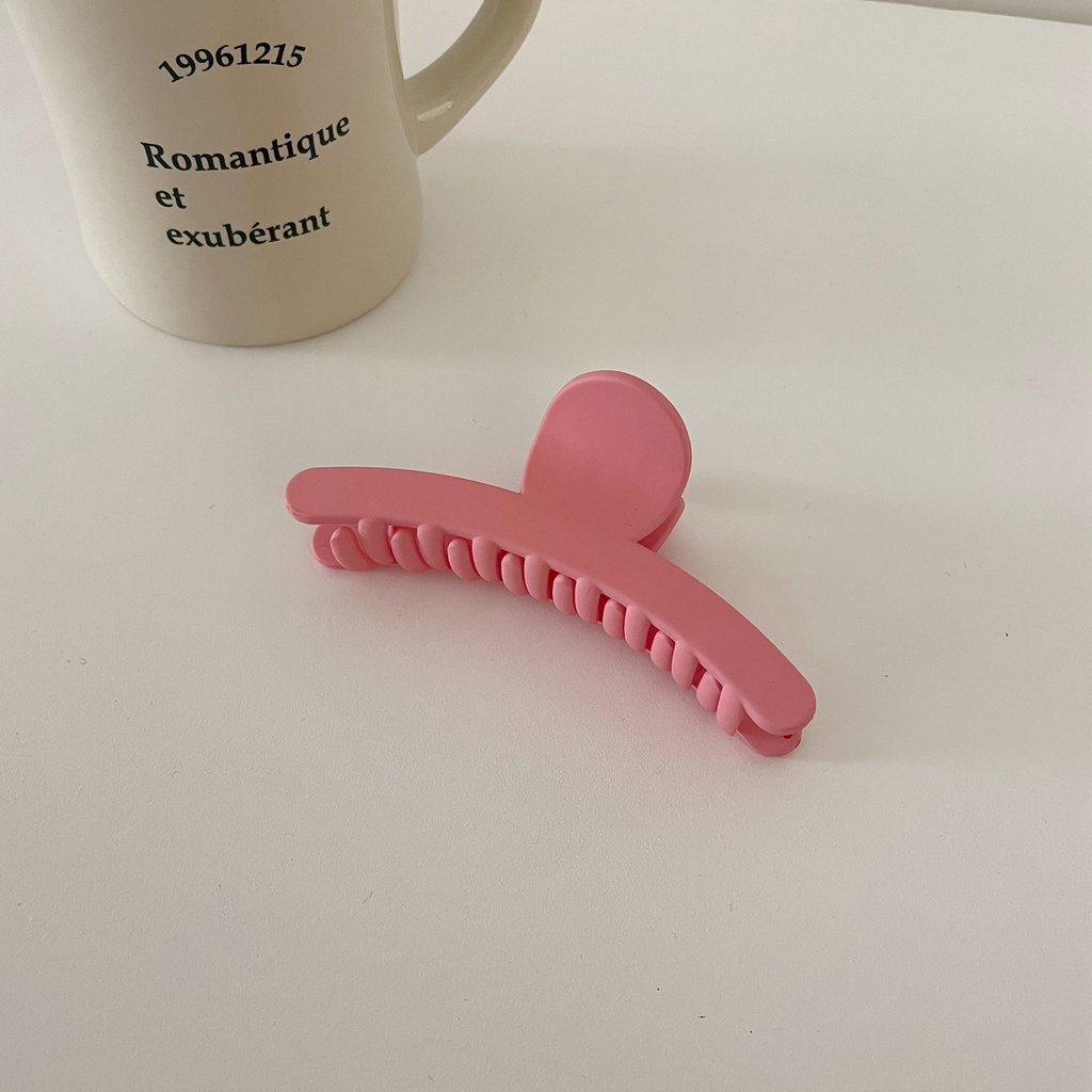 Kẹp Tóc Càng Cua Bằng Nhựa Cỡ Lớn Màu Sắc Ngọt Ngào Thời Trang Cho Nữ