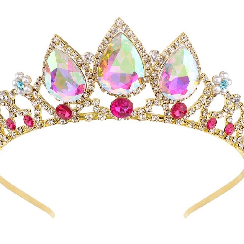 Băng Đô Vương Miện Đính Đá Thời Trang Cho Bé