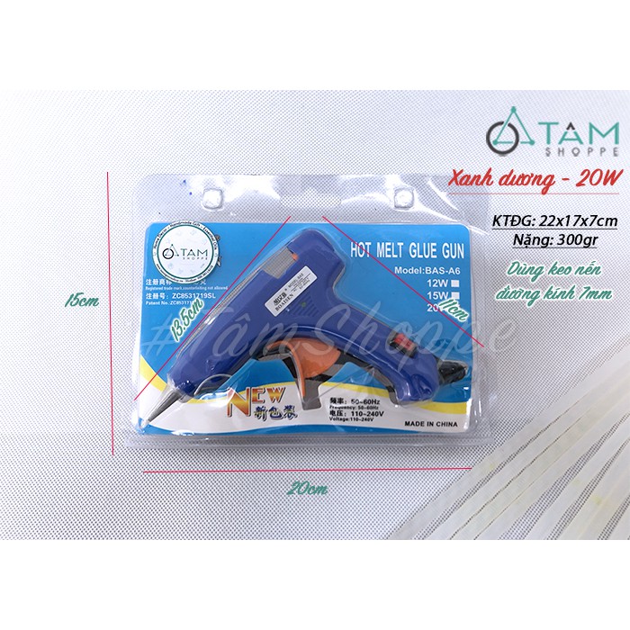 Dụng cụ bắn keo nến Silicon công suất 20W loại tốt