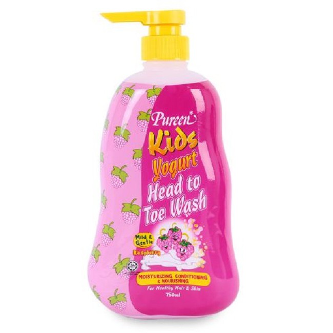 sữa tắm gội Pureen Kids 750ml đủ mùi