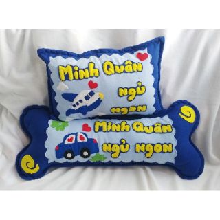 Cặp gối nằm và ôm handmade ô tô, máy bay