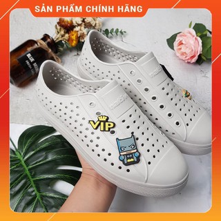 Giày nhựa đi mưa Native - Chất liệu nhựa xốp siêu nhẹ, không thấm nước - Màu full ghi