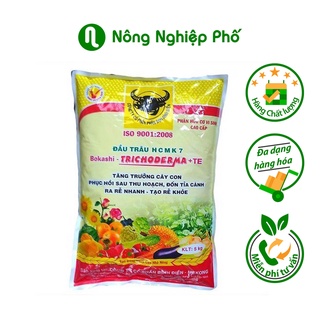 Túi 5kg_PHÂN ĐẦU TRÂU HCMK7 HỮU CƠ TRICHODERMA + TE