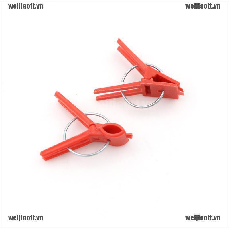 Set 100 Kẹp Nhựa Dùng Để Cố Định Thân Cây Trồng Siêu Tiện Lợi
