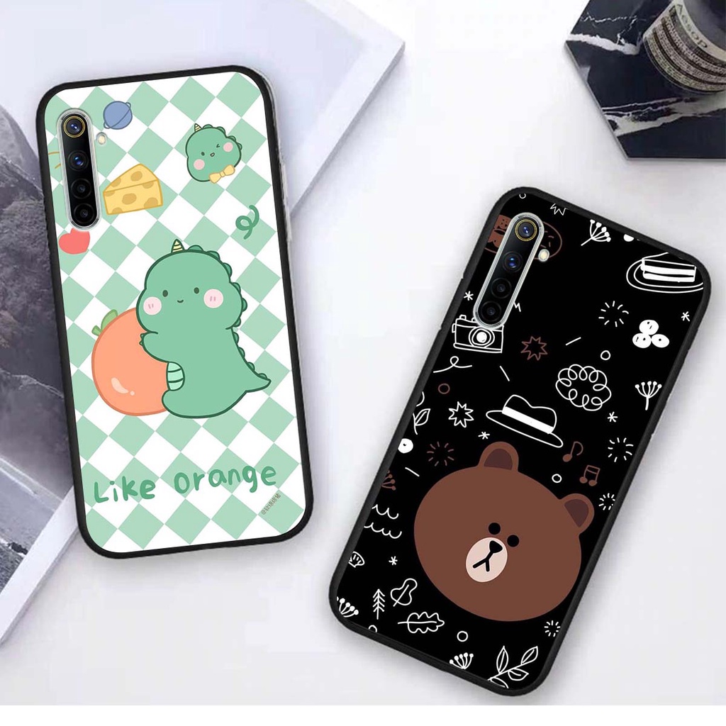Ốp lưng Oppo REALME 6 / REALME 6 PRO in hình khủng long , gấu nâu xinh xắn, siêu cute  mà còn vô cùng RẺ -ĐẸP