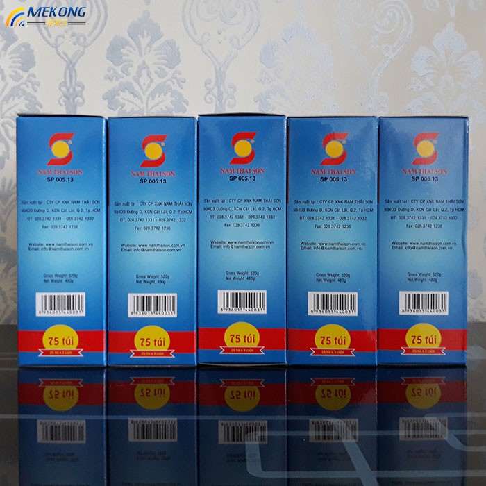 Combo 5 hộp túi rác siêu tiết kiệm loại trung, 1 hộp 75 túi