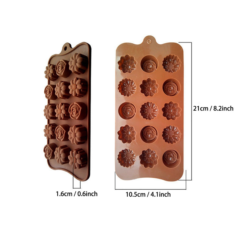 EXPEN Rose Flower Soap Fondant Decoration Tool Cake Mold
