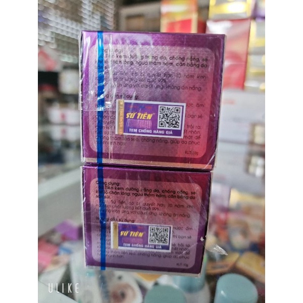 kem sứ tiên tím 10g giá bao bì 195k [chính hãng công ty]