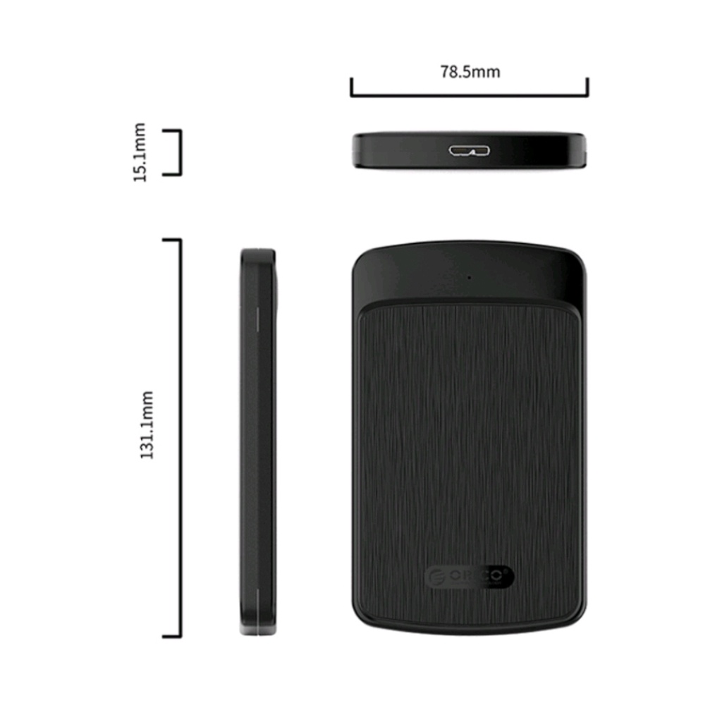 Box ổ cứng 2.5'' Orico 2020U3  - Dùng cho HDD, SSD - SP Chính hãng bảo hành 12 tháng