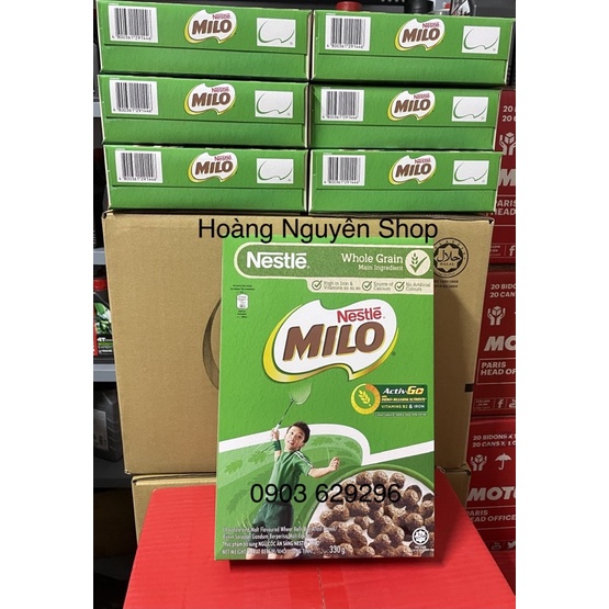 Bánh ngũ cốc ăn sáng Nestle Milo - hộp 330g - date 01/2023