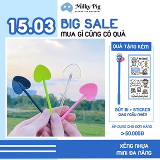 Xẻng Nhựa Mini Đa Năng Độc Đáo - Xẻng Múc Kem, Gia Vị Đa Năng MILKY PIG
