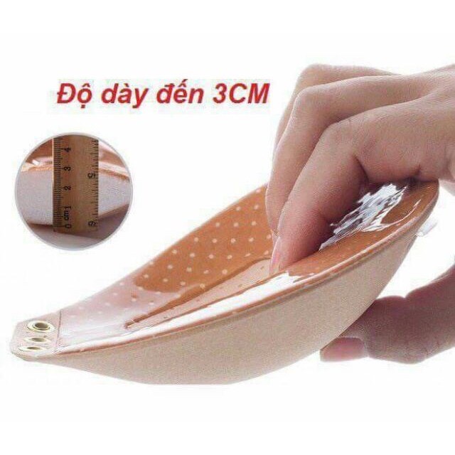 MIẾNG DÁN NGỰC BÀN TAY MÚT DÀY 3CM, DÂY RÚT TRƯỚC TẠO SEXY, ÁO BRA DÁN NGỰC SILICON