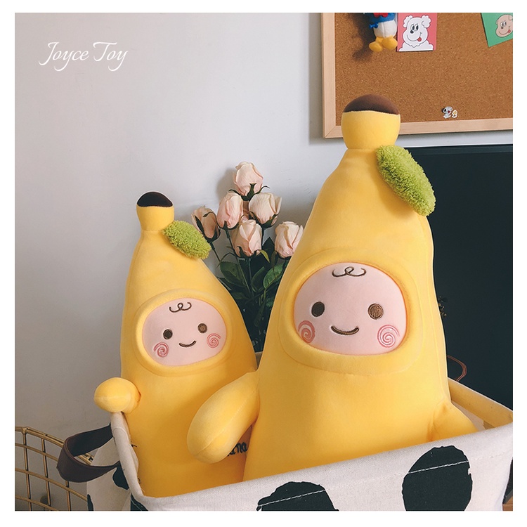 ✨120cm Cute Fruits Banana Plush Stuffed Toys Soft Banana Pillow Cushion for Home Bed Decor Funny Baby Kids Birthday Gifts