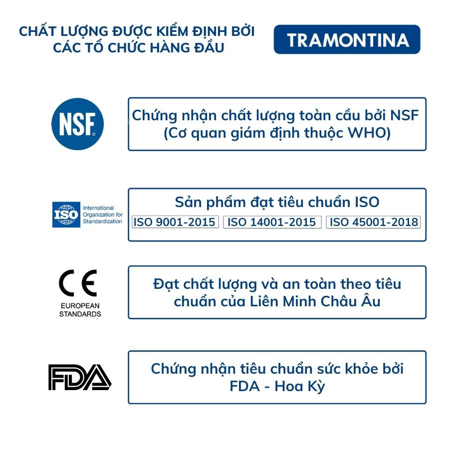 Bộ 3 chiếc dao thìa dĩa cho bé Tramontina thép không gỉ cao cấp hàng chính hãng nhập khẩu Brazil