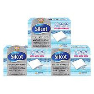 Bông Trang Điểm Silcot (bông tẩy trang) Nhật Bản (Hộp 82 miếng)