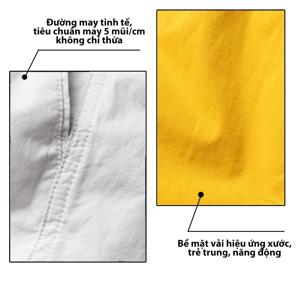 [MUA 2 GIẢM 30K] Quần Short Nam Kaki 5S (7 màu), Lưng Chun, Chất Liệu Kaki Cotton Bền Màu, Thấm Hút Cực Tốt (QSK21051)