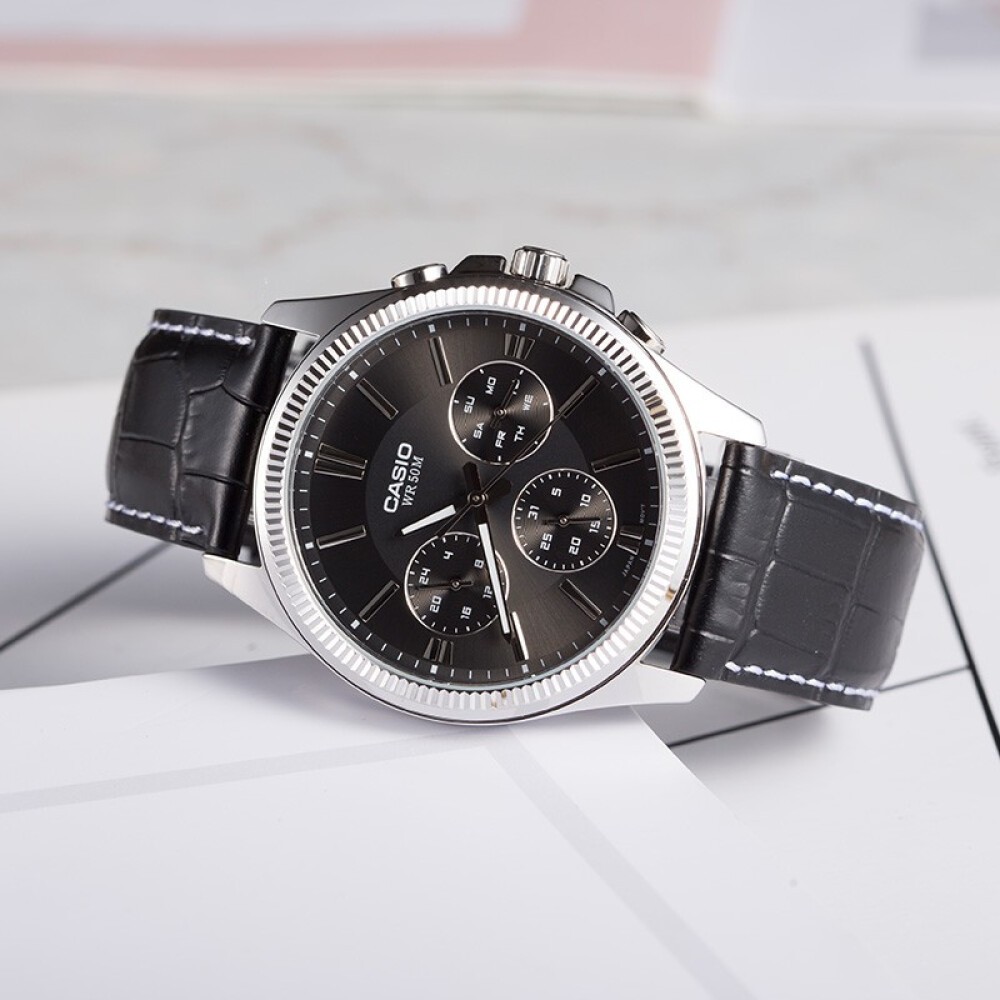 Đồng hồ nam dây da Casio Standard chính hãng Anh Khuê MTP-1375L-1AVDF | BigBuy360 - bigbuy360.vn