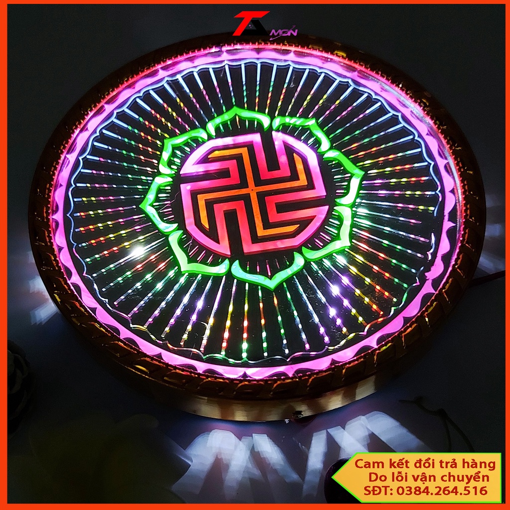 Hào quan sen hình chữ Vạn, hào quang phật giáo, Hào quang phật Như Lai Phật Tổ, Ba Vị Thánh, quan phật quan âm