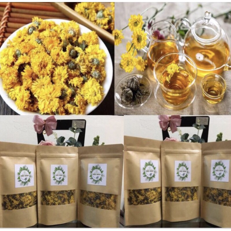 TRÀ HOA CÚC VÀNG đẹp da thanh lọc cơ thể(50gr)