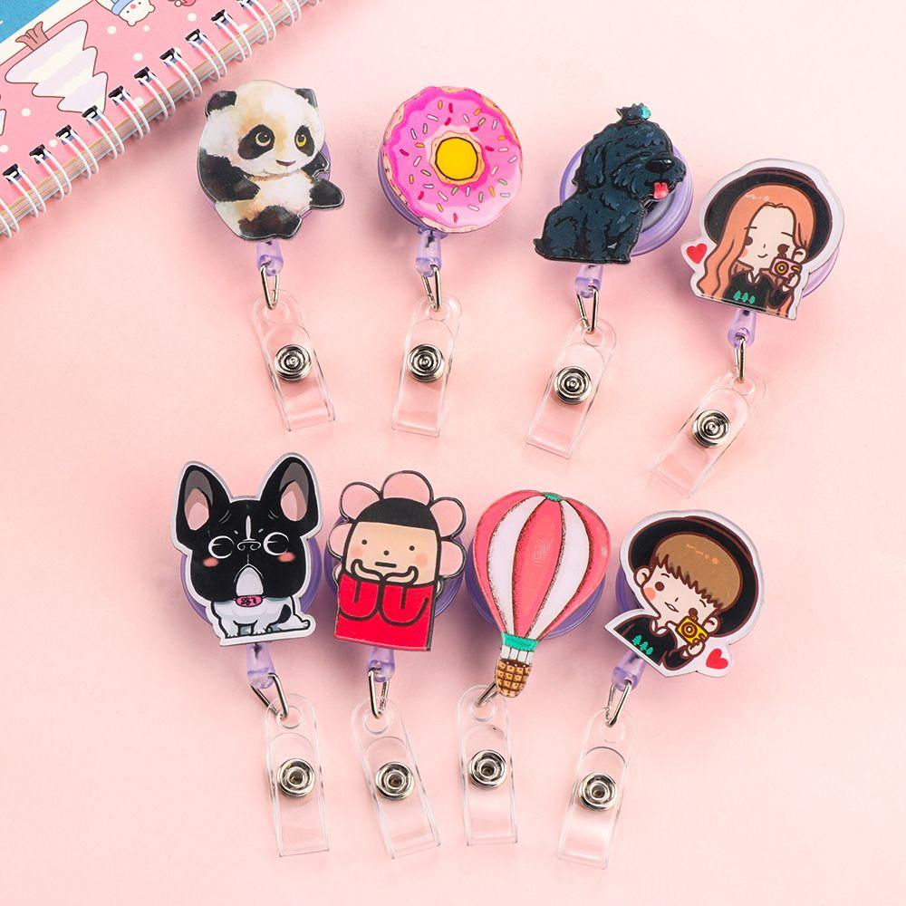 Kẹp Gắn Thẻ Tên Mini Họa Tiết Hoạt Hình Dễ Thương MIHAN1