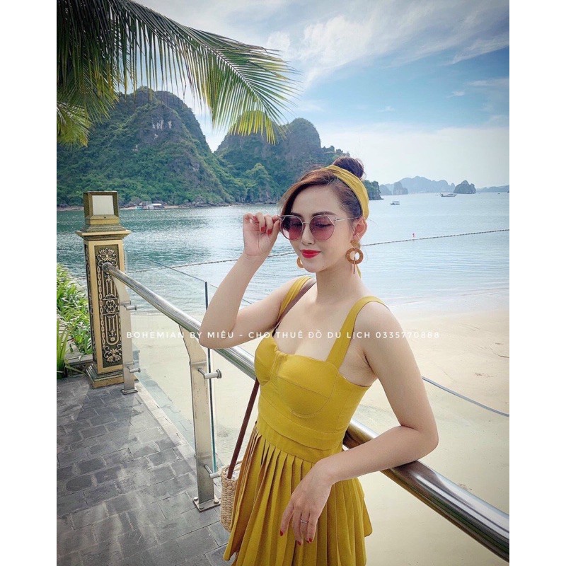 [HÌNH THẬT PHÍA SAU] ĐẦM DẬP LY VÀNG HAI DÂY HOT HIT