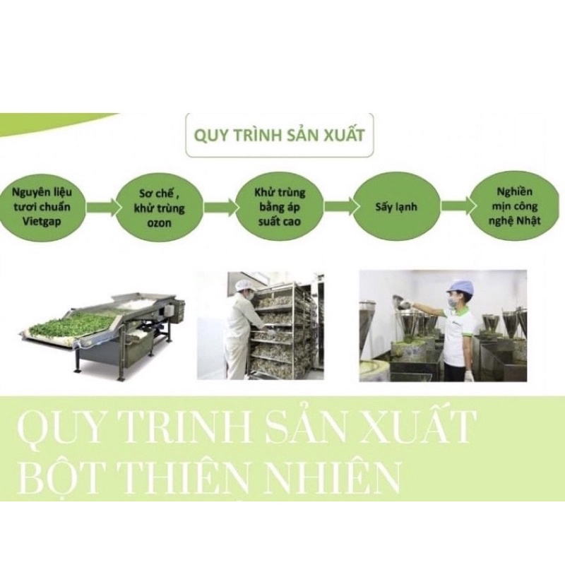 Bột Diếp Cá sấy lạnh nguyên chất 100% Organic - shop mỹ phẩm handmade