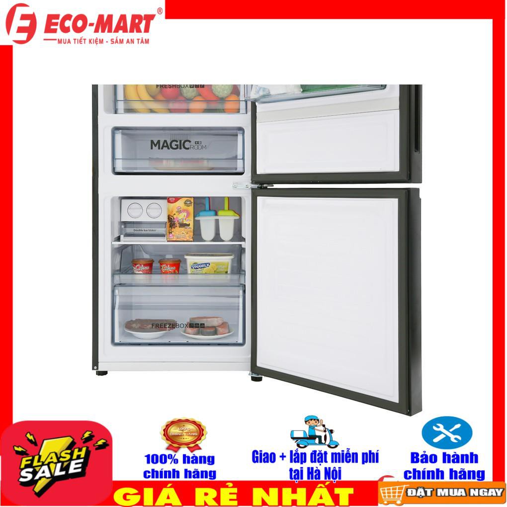Tủ lạnh Aqua Inverter 373 lít màu đen AQR-IW378EB.BS