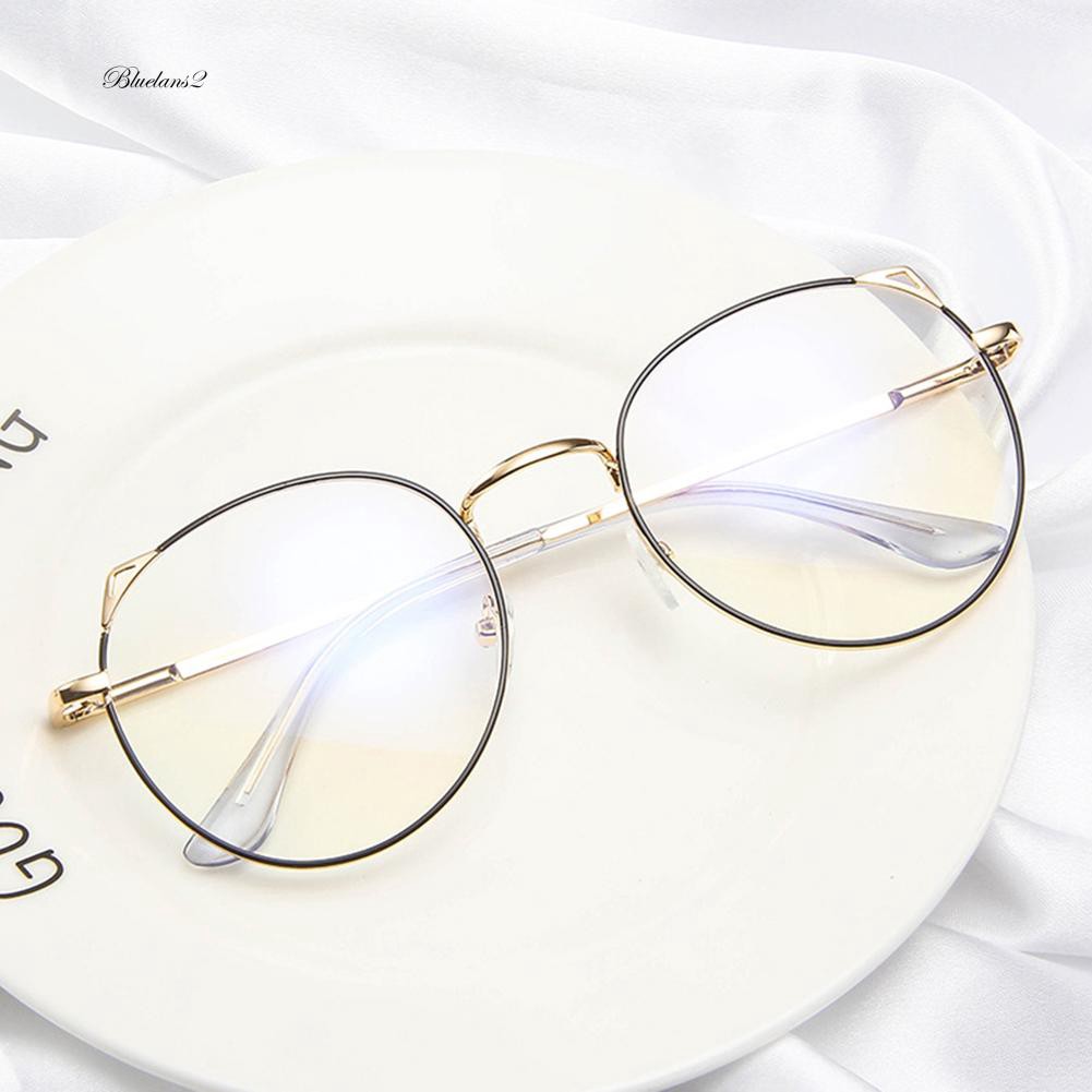 Gọng Kính Dáng Tròn Chất Liệu Hợp Kim Phong Cách Retro Dành Cho Nữ | BigBuy360 - bigbuy360.vn