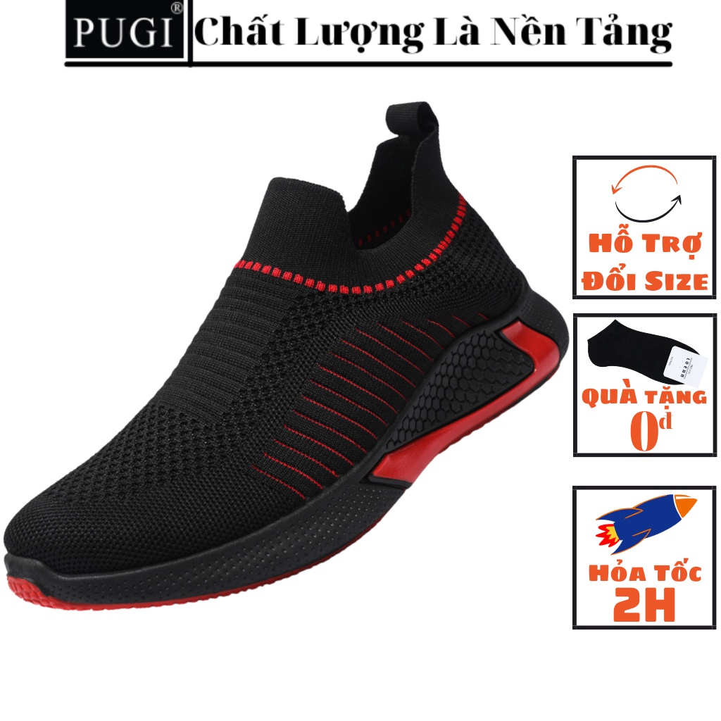 [ HOÀN XU 10% ĐƠN 0 ĐỒNG ] Giày Nam Thể Thao Phong Cách Sneakers Đẹp Đế Đúc Chống Trơn Trượt Đi Êm Chân PUGI - Q47A