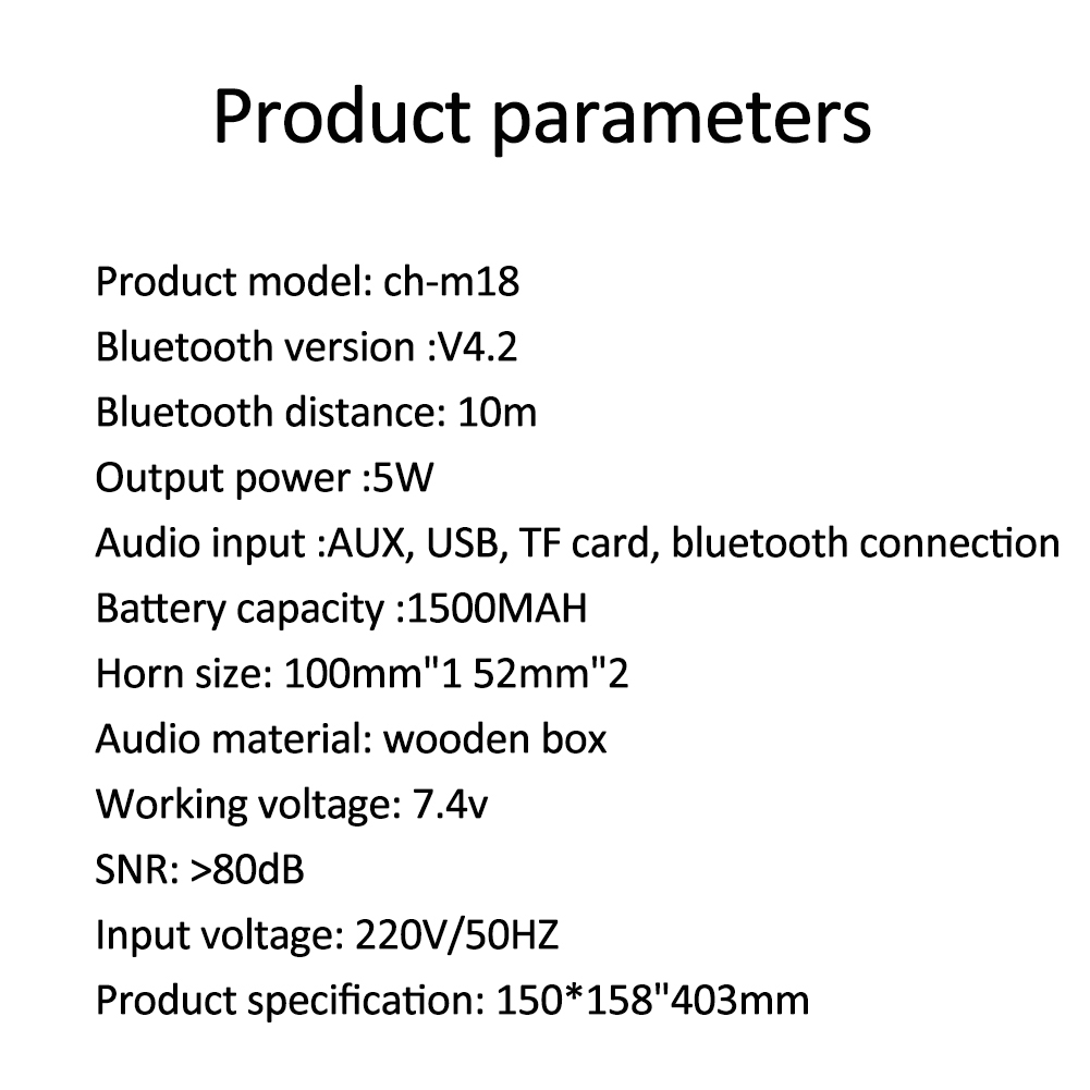 Loa Bluetooth Không Dây Âm Thanh Hifi Chất Lượng Cao Kèm Phụ Kiện