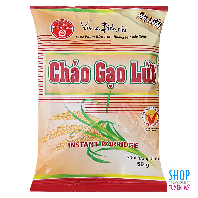 [Ăn chay] Cháo gạo lứt Vina Bích Chi - gói 50g