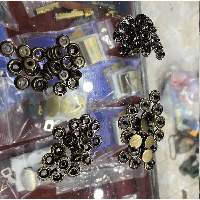 10 cúc bát 4 chi tiết - phụ kiện làm đồ da handmade