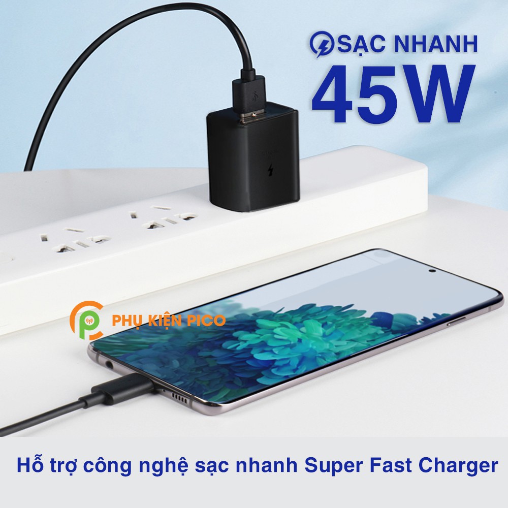 Củ sạc siêu nhanh 45W cho Samsung S22 / S21 5G cổng Type C chính hãng Samsung - Củ sạc nhanh Samsung Galaxy S22