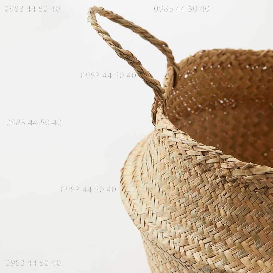 Giỏ cói l Giỏ tụng trồng cây, decor/trang trí sắp xếp nhà cửa.