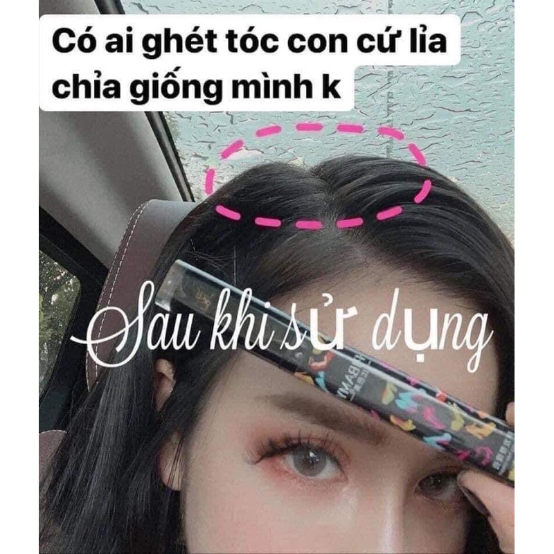 Mascara chải tóc con vào nếp