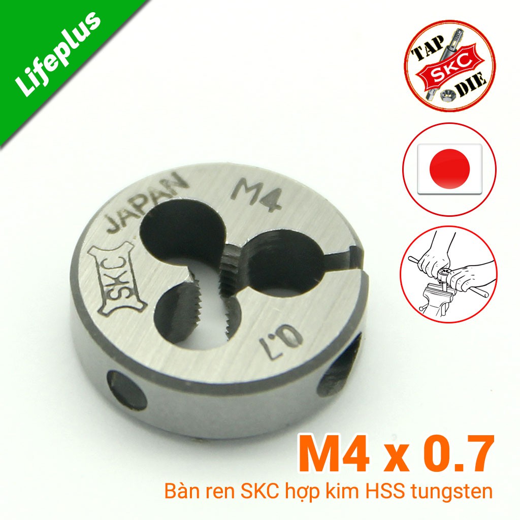 Bàn ren SKC Nhật Bản M4x0.7