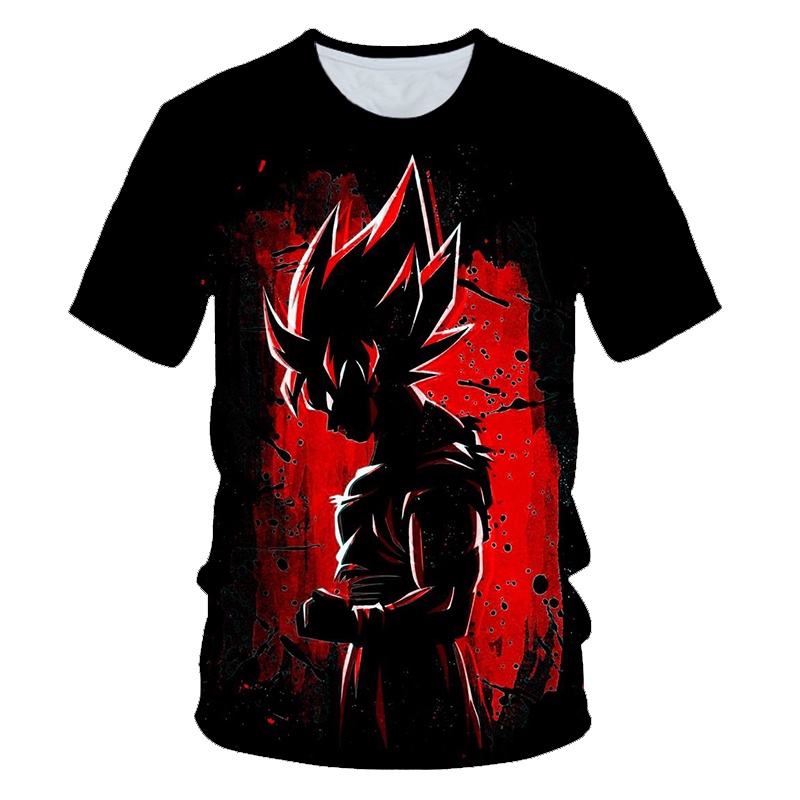 Áo Thun In Hình Goku Vegeta 2022 Thời Trang Cho Bé Trai 3 4 5 6 7 8 9 10 11 12 13 14 Tuổi