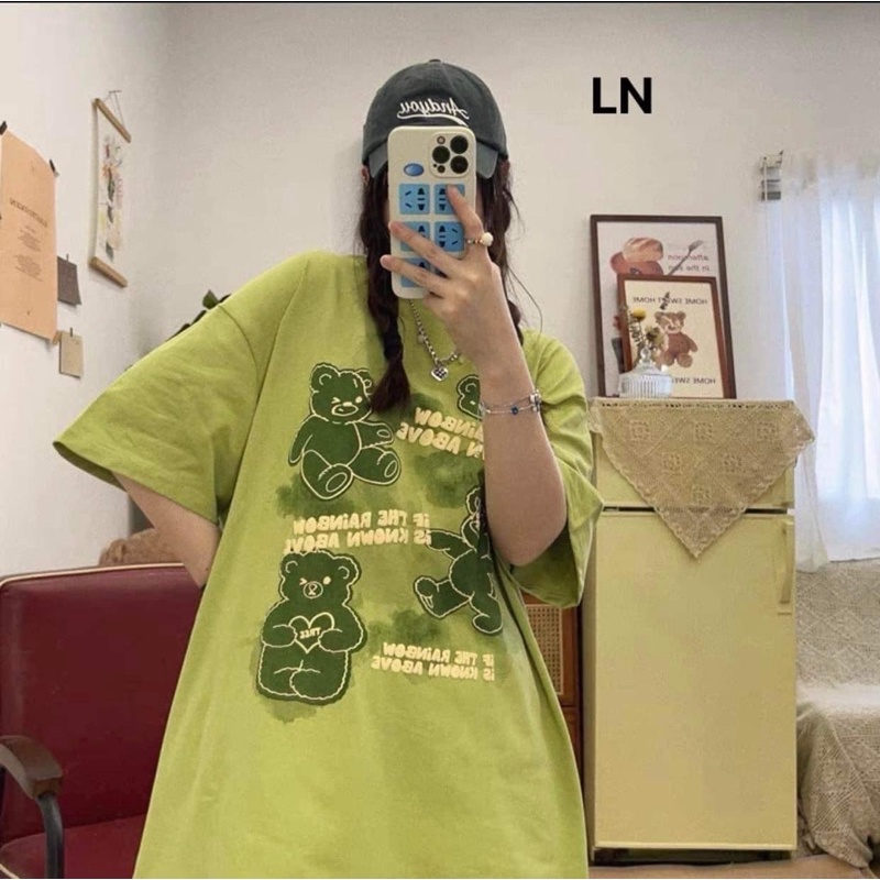 Áo phông 4 con gấu xanh DA6